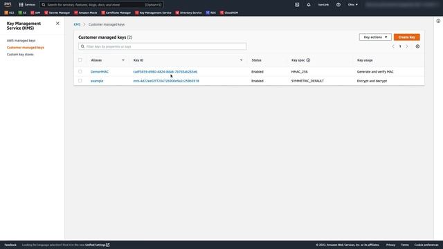 AWS Key Management Service - HMAC APIs | Amazon Web Services смотреть онлайн