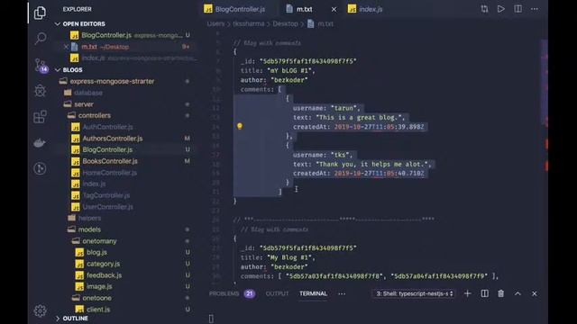 Node JS with Mongoose, writing APIs with Mongo DB (Webinar Live) смотреть онлайн