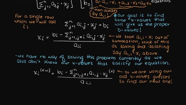 Iterative Methods For Linear Systems | Numerical Methods смотреть онлайн
