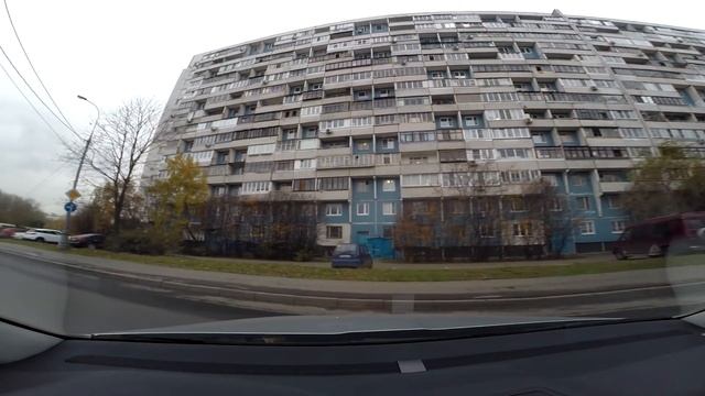 Экзаменационный маршрут ГИБДД на Лобненской - веселое местечко! (октябрь 2016) смотреть онлайн