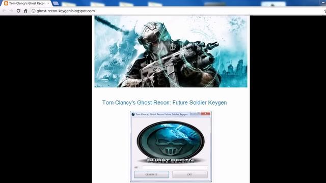 Tom Clancy's Ghost Recon Future Soldier Keygen смотреть онлайн