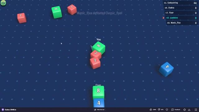 I BECAME A WORM CUBE IN CUBES 2048 IO