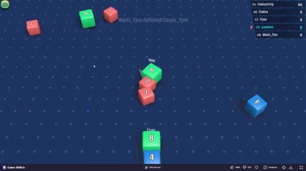 I BECAME A WORM CUBE IN CUBES 2048 IO