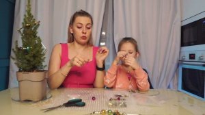 Советские стеклянные бусы на елку! Елочные игрушки СССР! #стеклянныебусыссср