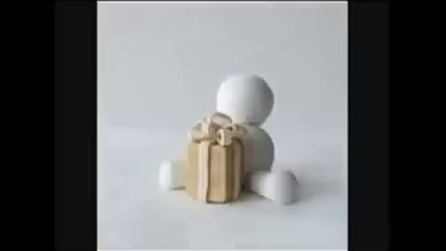 Зимняя поделка. Как сделать веселого Снеговика смотреть онлайн