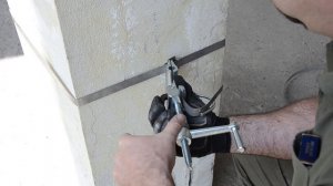 "Мясорубка" SHTOK. - монтаж бандажной ленты.