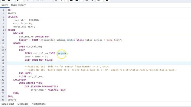 Cursors in PostgreSQL | Cursor best explanation in Hindi | Cursor uses inside Function and Pro #VD2 смотреть онлайн