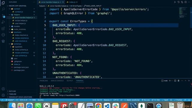 Error Handling in GraphQL and Apollo Server | Tutorial # 8 смотреть онлайн