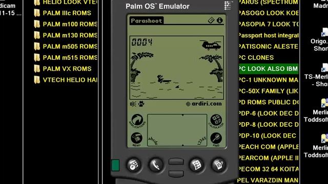 PARASHOOT ~ LCD HANDHELD NINTENDO PARACHUTE PALMTOP LCD HANDHELD GAME PALM OS EMULATOR PRC ROMS PSF смотреть онлайн