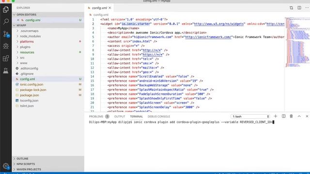 IONIC GOOGLE LOGIN FOR MOBILE APP смотреть онлайн