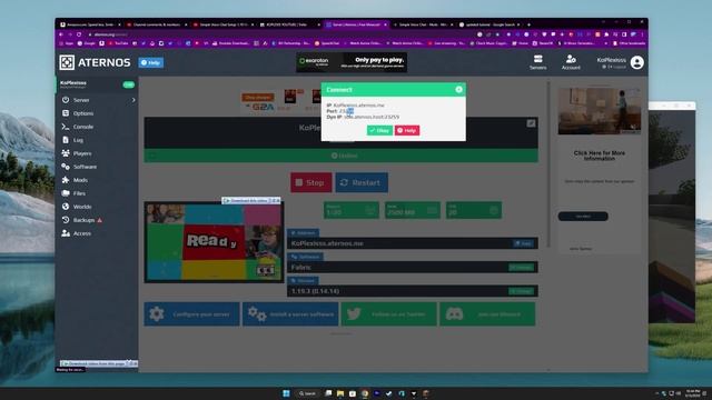 Simple Voice Chat Mod - Minecraft 1.19.4 Aternos Server смотреть онлайн