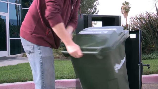 Trash Can Enclosure (Cart Garage) For Wheeled Trash Cans Or Recycle Bins
