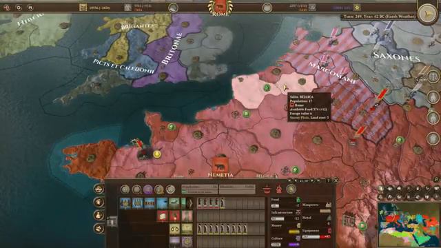 Field of Glory: Empires - Rome Playthrough P13 (Veni Vidi Vici) смотреть онлайн