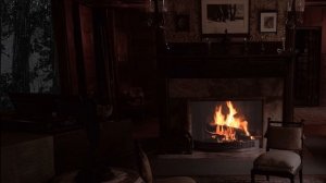 Гроза, завывание ветра и проливной дождь - атмосфера усадьбы 3 часа