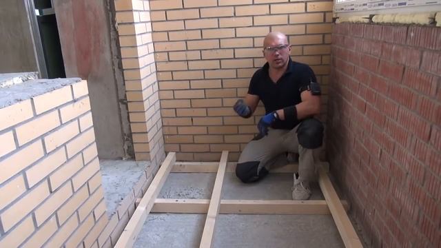 Утепление пола на балконе смотреть онлайн