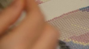 Как вышивать, чтобы бисер ложился ровно. How to embroider properly .  Вышивка бисером для новичков.