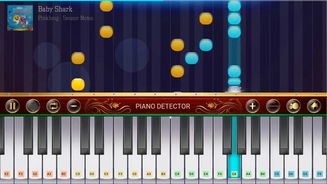 Hướng dẫn đánh Piano bài Baby Shark cực chậm, cực dễ trên Piano Detector смотреть онлайн