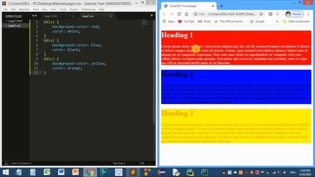 HTML & CSS for Absolute beginners | Video 9 - Div & Span | Sinhala | Code360 смотреть онлайн