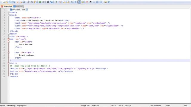 [TUT] Twitter BootStrap - Lesson 2 - Layouts 1 (Arabic) смотреть онлайн