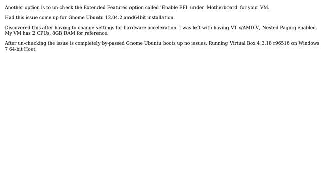 Ubuntu: VirtualBox boots only in UEFI Interactive shell (8 solutions!) смотреть онлайн