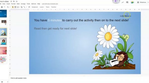 Google Slides Timer