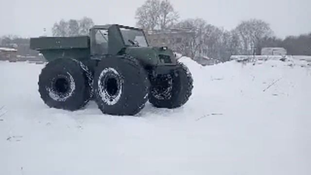 Вездеход Соломономобиль М4 шина Арктиктранс 1700х750. смотреть онлайн