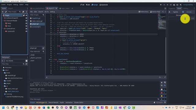 Using Groups and Signals in Godot 4: Changing / Reloading the Scene смотреть онлайн