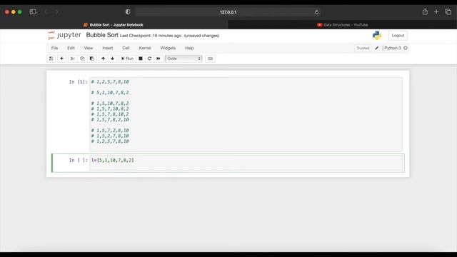 Bubble Sort Algorithm | Time complexity Analysis Bubble | Bubble Sort in Python смотреть онлайн