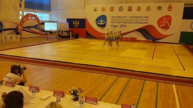 1 ый день соревнований Чемпионат и Первенство Приволжского округа по спортивной аэробике Уфа 2018 2 смотреть онлайн