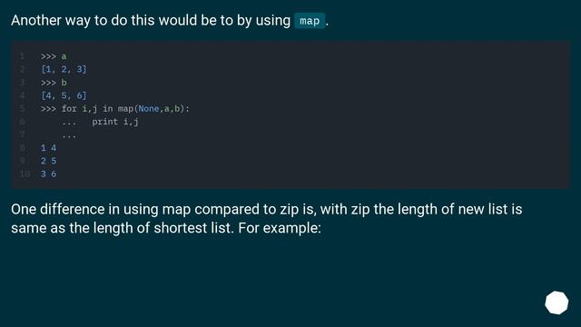 Is there a better way to iterate over two lists, getting one element from each list for each iterat смотреть онлайн