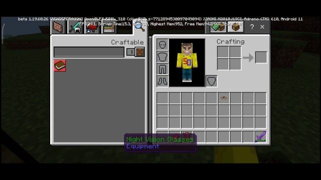 night vision mod minecraft pe 1.19 || night vision addon for minecraft pe смотреть онлайн