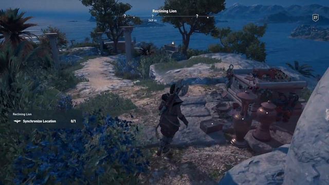 Synch Keos Reclining Lion - Assassins Creed Odyssey Guide Video смотреть онлайн