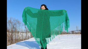 МК номер 15.Узор для шали крючком
