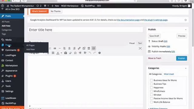 What's the Difference Between Pages and Posts? A Wordpress Mompreneur's Guide смотреть онлайн
