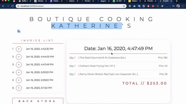 Boutique E Application RESTAPI - (Hibernate, Jersey Javax, MySQL). Interface Angular 8 HttpClient. смотреть онлайн