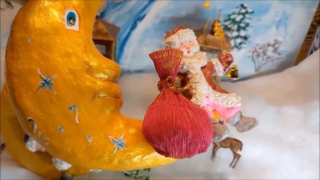 Игрушки из ваты Дед Мороз смотреть онлайн