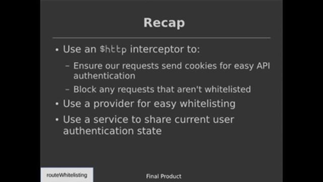 User Authentication with Angular.JS - O'Reilly Webcast смотреть онлайн