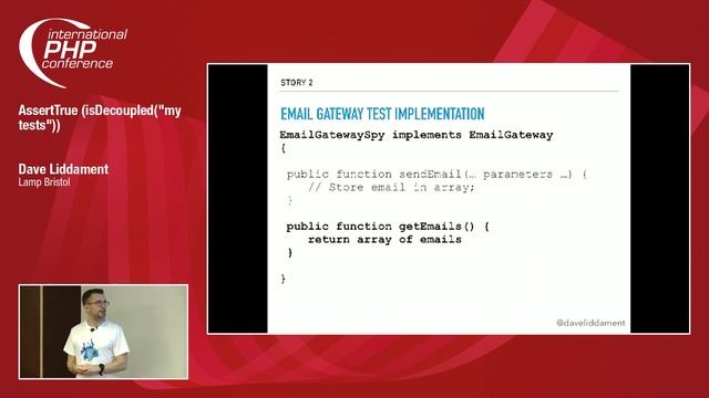 AssertTrue (isDecoupled(“my tests”)) | Dave Liddament | IPC 2018 смотреть онлайн