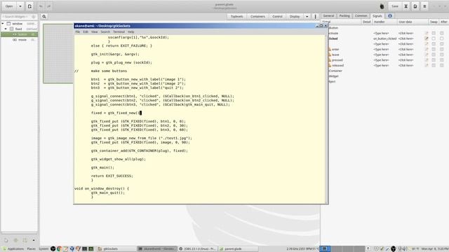 Linux Gtk Glade Programming Part 22 - GUI Sockets смотреть онлайн