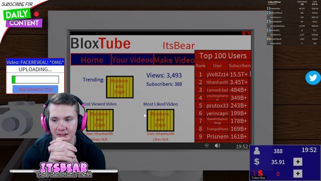 Roblox BloxTube Alpha Testing: ALL CODES IN THE GAME?! (Giveaway!) смотреть онлайн