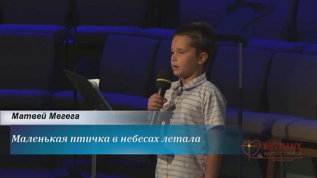 Маленькая птичка в небесах летала - рассказывает стихотворение Матвей Мегега смотреть онлайн