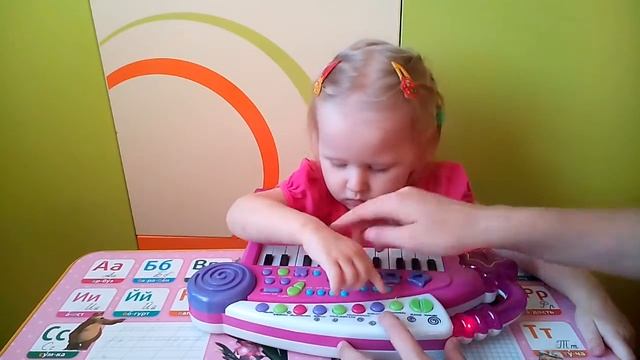 Музыкальный синтезатор!! распаковка! играем! подарок на день рождения!