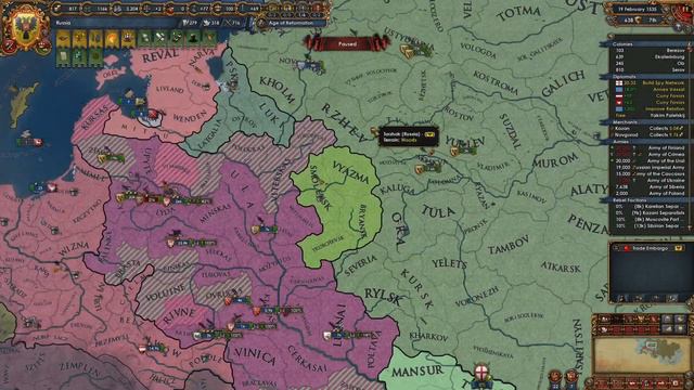 Europa Universalis 4 Domination │ Russia #9 [Una Finestra sull'Ovest] смотреть онлайн