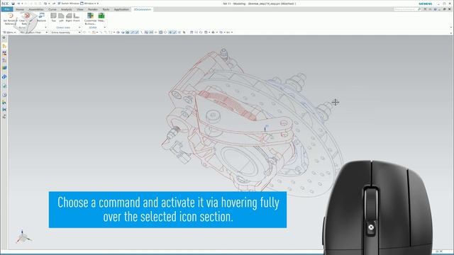 3Dconnexion CadMouse Pro Wireless - Using the gesture button and radial menus смотреть онлайн