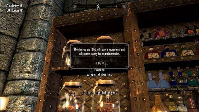 Lets Play Skyrim Modded Episode 20 - College Exploration