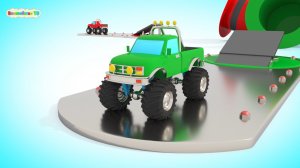 Учим цвета Машинки Монстер Траки и Цилиндры Обучающий мультик для детей 
#ВолшебствоТВ