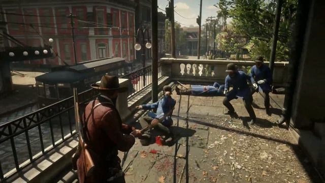 Red Dead Redemption 2 - Cineastic Euphoria Ragdoll Rework (C.E.R.R) & Head Bleed [MODDED] смотреть онлайн
