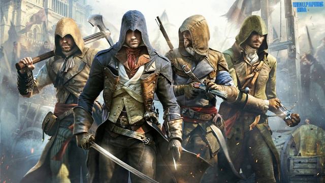 Assassin's Creed Unity OST - Ballroom Fight (Invention No. 13 in D Minor) with Reverberation смотреть онлайн