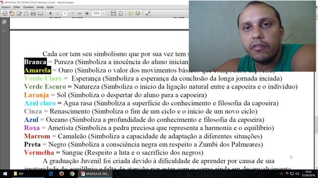 Significado das cores das cordas de capoeira (Capoeira Básica Modulo 2) #20 смотреть онлайн