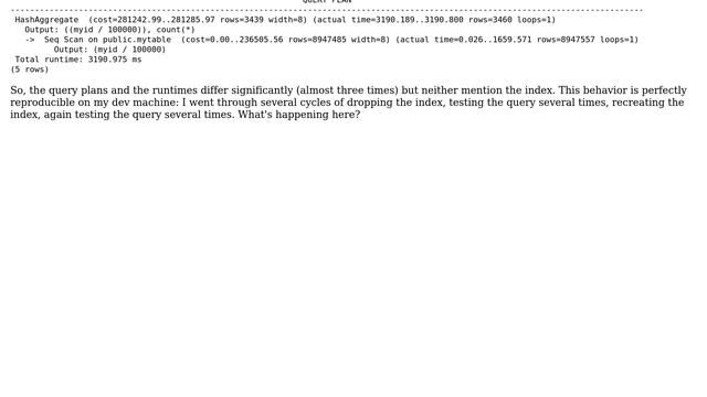 Databases: Index that is not used, yet influences query (2 Solutions!!) смотреть онлайн